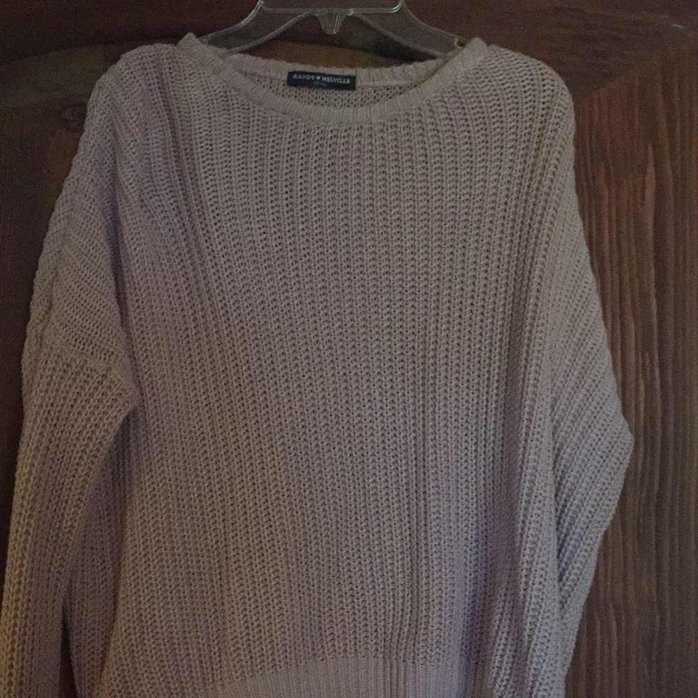 Pale Pink Brandy Melville Boyfriend Sweater